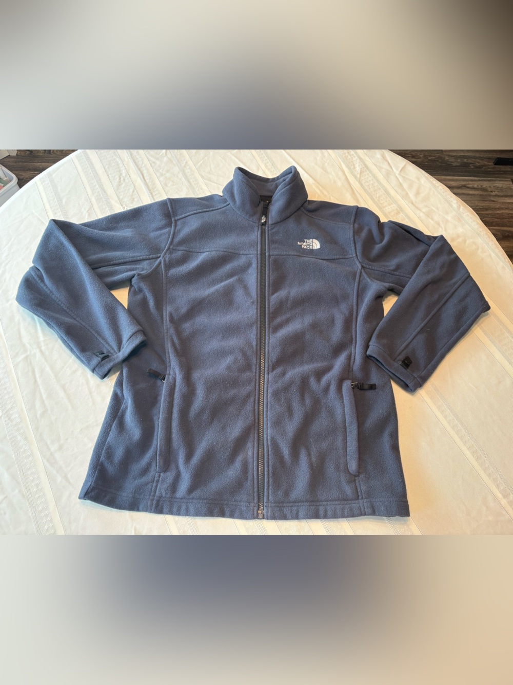 The North Face Women's Slate Blue Full‑Zip Fleece Jacket